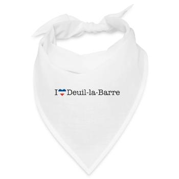 I love Deuil la Barre - Bandana - Weiß - Vorne