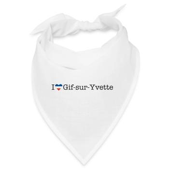 I love Gif sur Yvette - Bandana - Weiß - Vorne