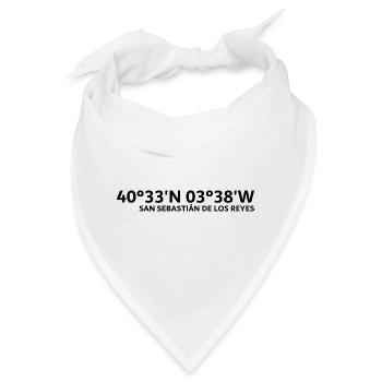 San Sebastián de los Reyes Koordinaten - Bandana - Weiß - Vorne