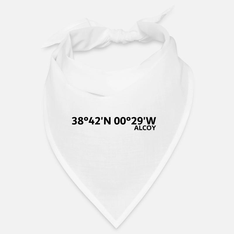 Alcoy Coordinates Bandana