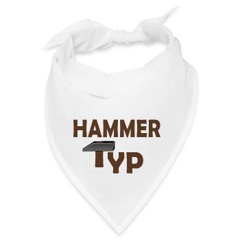 HAMMER TYP - Bandana - Weiß - Vorne