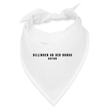 Dillingen an der Donau Bayern - Bandana - Weiß - Vorne