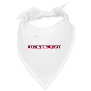 Norway Norwegen - Bandana - Weiß - Vorne