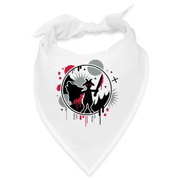 Der Wolf und das 7.Geisslein - Bandana - Weiß - Vorne
