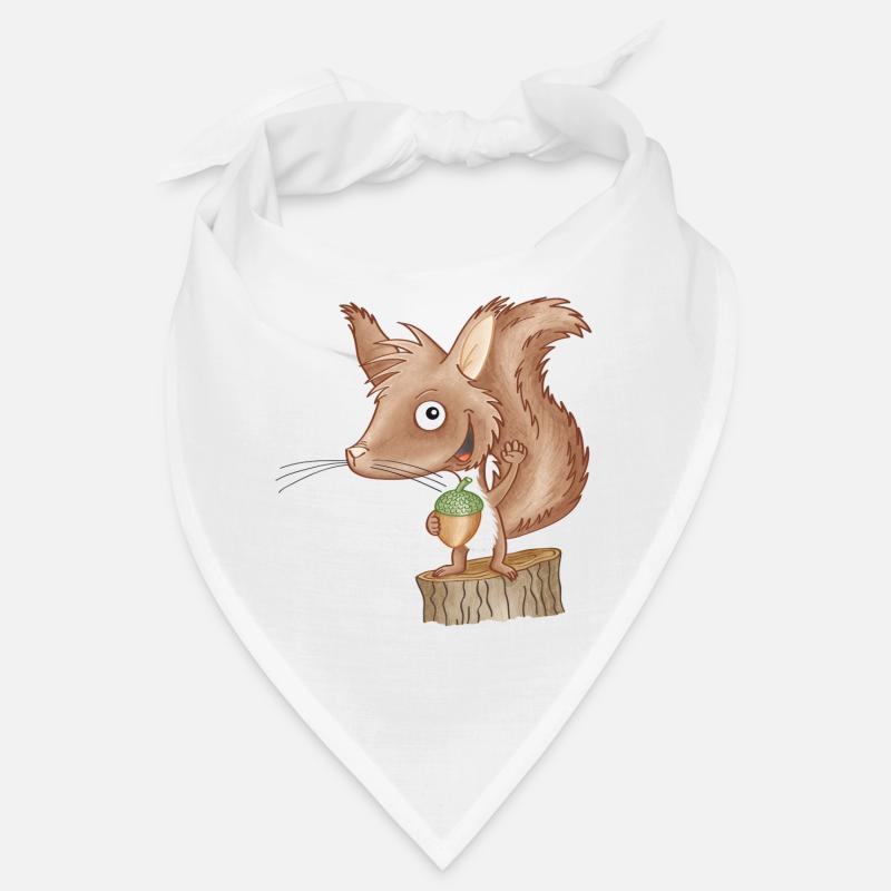 keckes Eichhörnchen Bandana