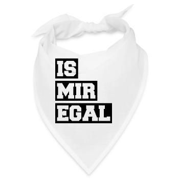 IS MIR EGAL - Bandana - Weiß - Vorne