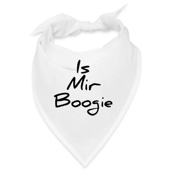 Is Mir Boogie - Bandana - Weiß - Vorne