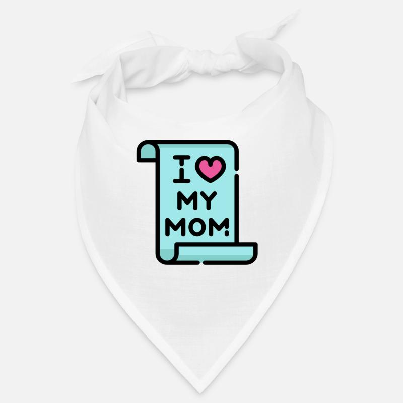 Ich liebe meine Mutter Mutti Mom Mummy Muttertag Bandana