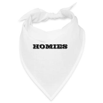 HOMIES Freunde Ghetto - Bandana - Weiß - Vorne
