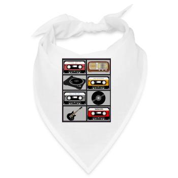 40 Jahre der Musik - Bandana - Weiß - Vorne