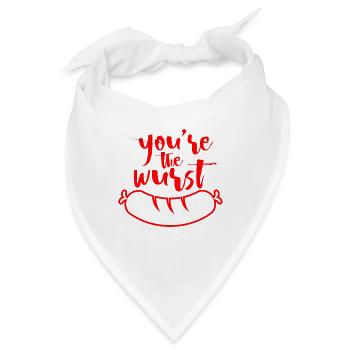 Wurst - Bandana - Weiß - Vorne