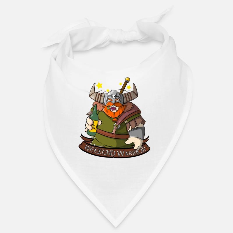 Weekend Warrior - Vikings with beer on the weekend Bandana