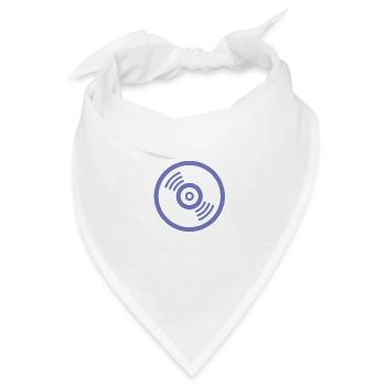 Schallplatte - Bandana - Weiß - Vorne