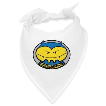 Superschurke! Geschenkidee für echte Schurken! - Bandana - Weiß - Vorne