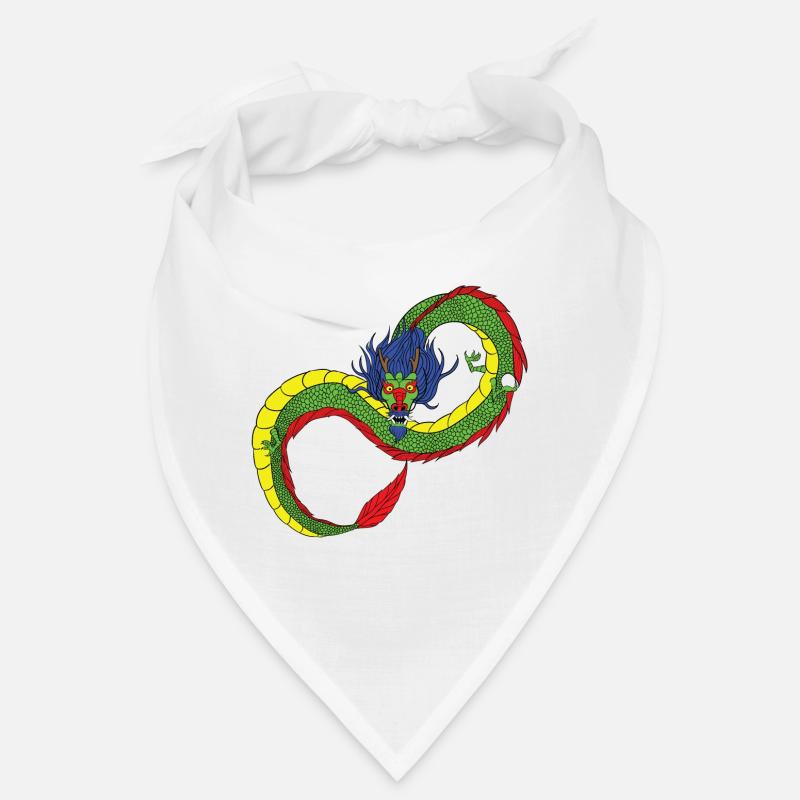 Drachen - Unendlichkeit - chinesischer Drache Bandana