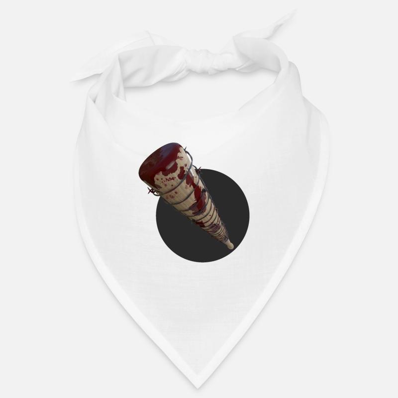 Baseball bat with barbed wire Bandana