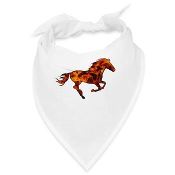 Pferd Pferd - Bandana - Weiß - Vorne