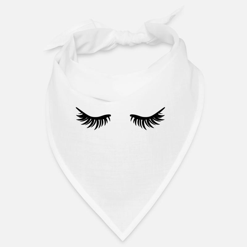 Closed eyes - eyelashes Bandana