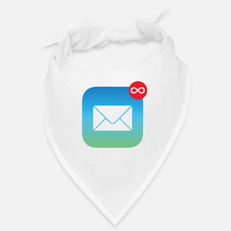 Mail Unendlich Arbeit | Immer genug zu tun - Bandana - Weiß