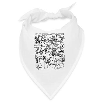 Unsere Narzisstische Gesellschaft - Bandana - Weiß - Vorne