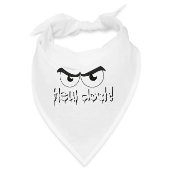 Heul doch! Böser Blick - Bandana - Weiß - Vorne