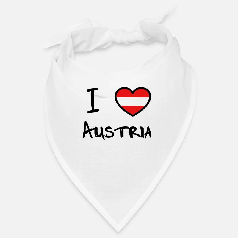 austria - Bandana - white