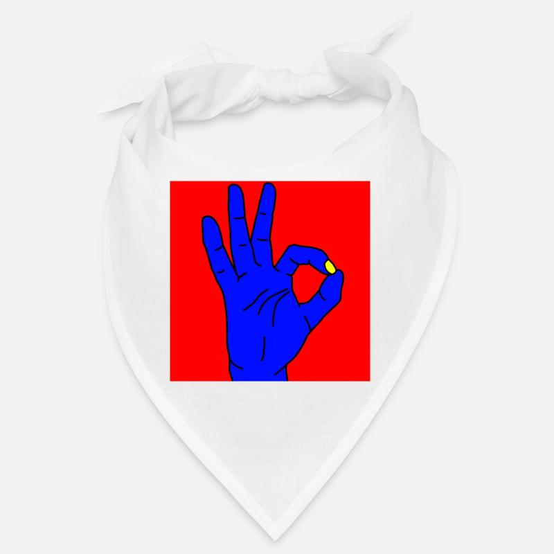 d'accord, rouge Bandana