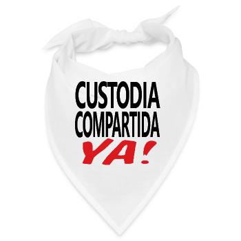 Custodia Compartida YA Negro - Bandana - Weiß - Vorne