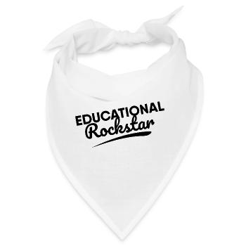 Lehrer - Bandana - Weiß - Vorne