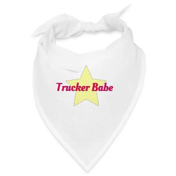 Trucker Babe - Bandana - Weiß - Vorne