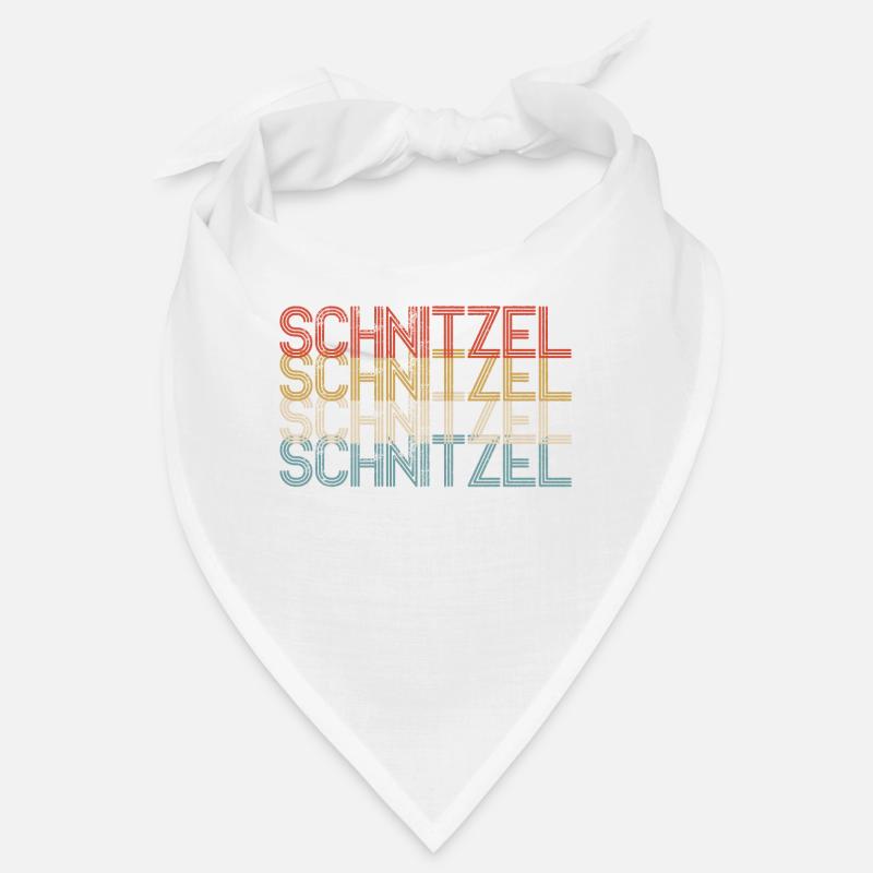 Schnitzel Geschenk - Bandana - Weiß