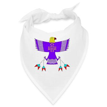 Tribal adler indianer stamm kinder geschenk sport - Bandana - Weiß - Vorne