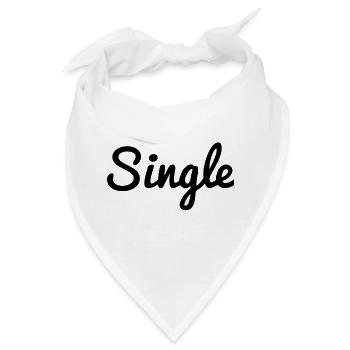Single - Bandana - Weiß - Vorne