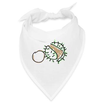 Kastanien - Bandana - Weiß - Vorne