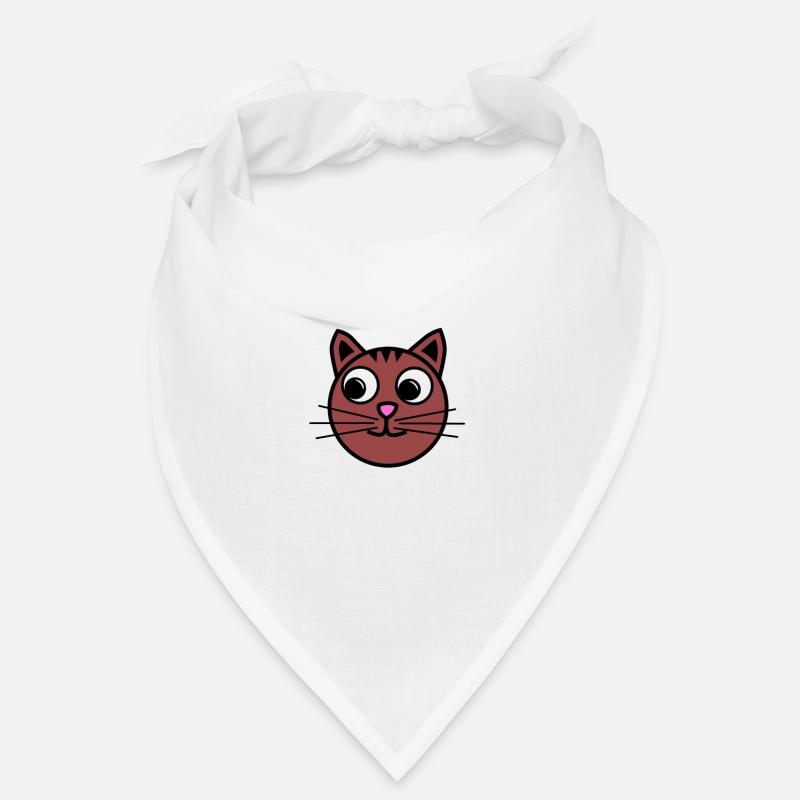 Chat marron Bandana