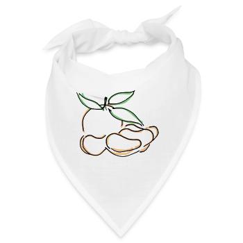 Mandarine - Bandana - Weiß - Vorne