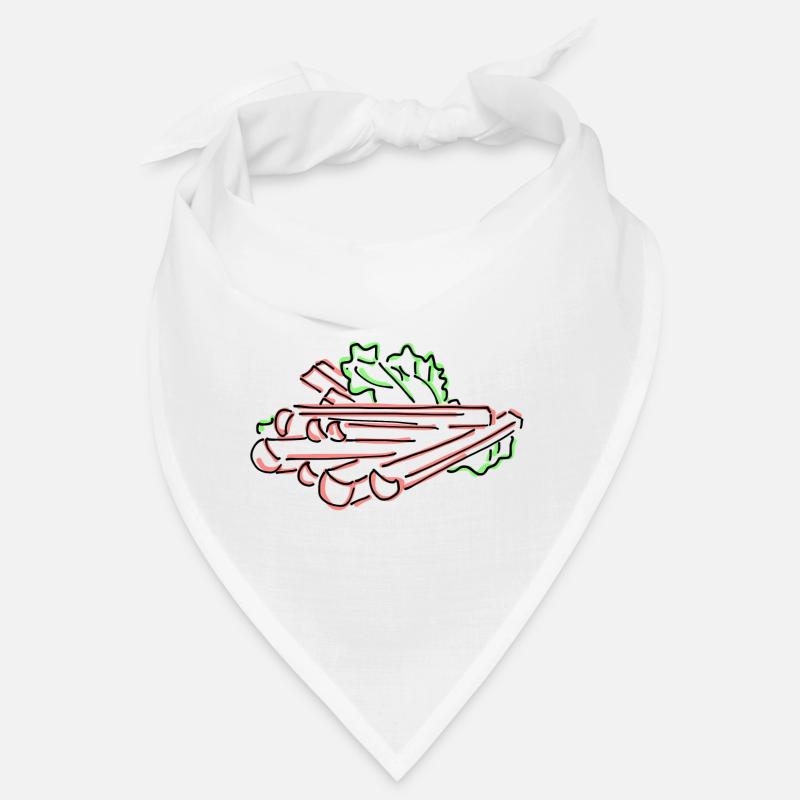 Rhubarbe - Bandana - blanc