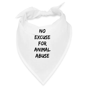 Vegan Veganer Veganerin - Bandana - Weiß - Vorne