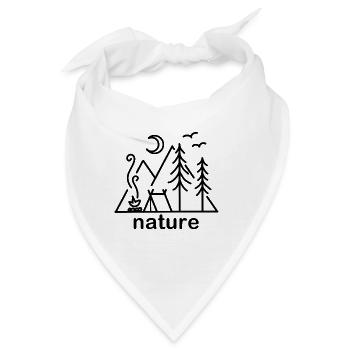 nature Natur - Bandana - Weiß - Vorne