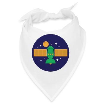Satelliten - Bandana - Weiß - Vorne