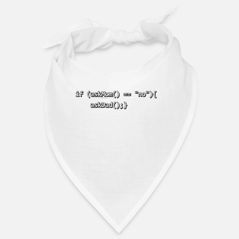 Wenn IF Mutter Vater Quellcode Programmierer Nerd Bandana