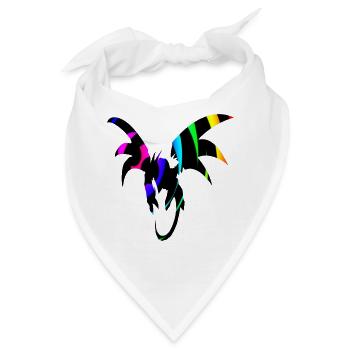 Drachenschleife Dragon Loop - Bandana - Weiß - Vorne