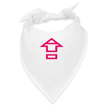 Pfeil - Bandana - Weiß - Vorne