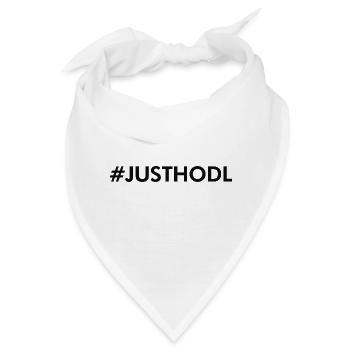 Kryptofans Geschenk HODL er Cryptofit Crypto - Bandana - Weiß - Vorne