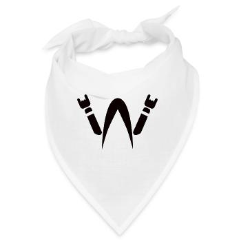 Heavy Metal - Headbanger - Metal Head - Bandana - Weiß - Vorne