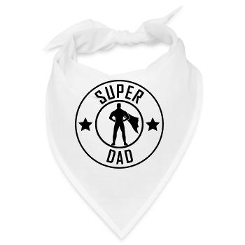 Super Dad - Dad of the Year - Bandana - Weiß - Vorne