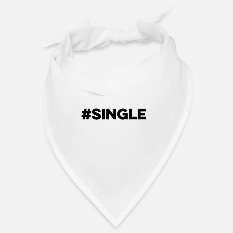 Single aber nicht alleine Geschenk Geschenkidee Bandana