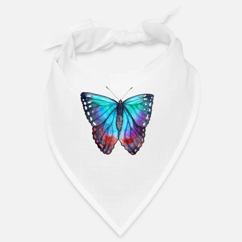 Papillon bleu Bandana