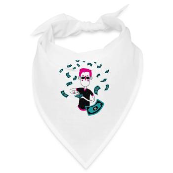 Millionär - Bandana - Weiß - Vorne