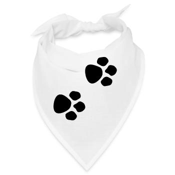 Tatzen - Bandana - Weiß - Vorne